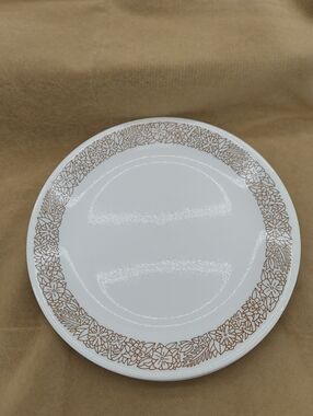 X4 Dinner Plates Corning Corelle WOODLAND BROWN 10.25 Inches